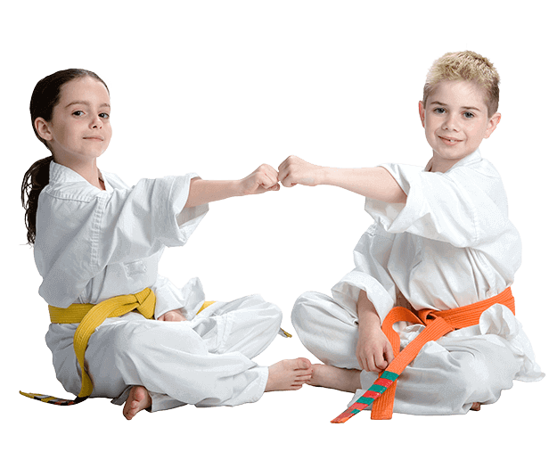Martial Arts Lessons for Kids in Flushing NY - Kids Greeting Happy Footer Banner