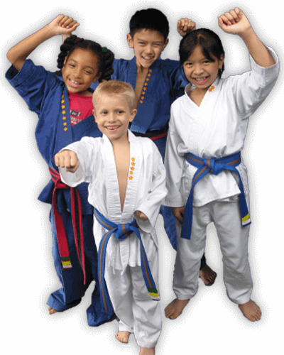 Martial Arts Summer Camp for Kids in Flushing NY - Happy Group of Kids Banner Summer Camp Page